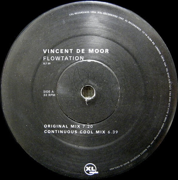 Vincent De Moor : Flowtation (2x12", Promo)