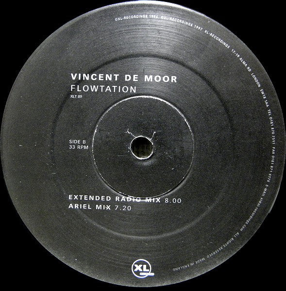 Vincent De Moor : Flowtation (2x12", Promo)