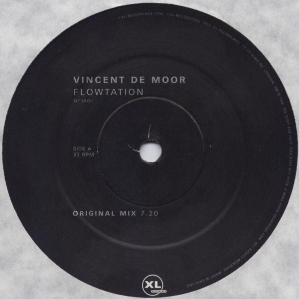 Vincent De Moor : Flowtation (2x12", Promo)