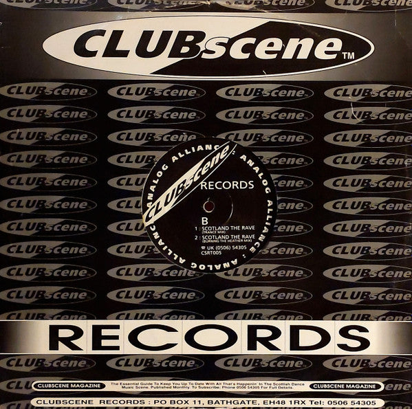 Analog Alliance : Scotland The Rave (12")