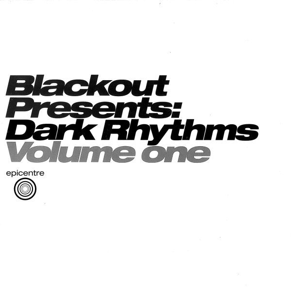 Blackout (3) : Dark Rhythms Volume One (12")