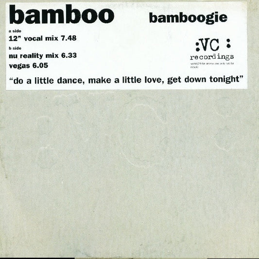 Bamboo : Bamboogie (12", Promo)
