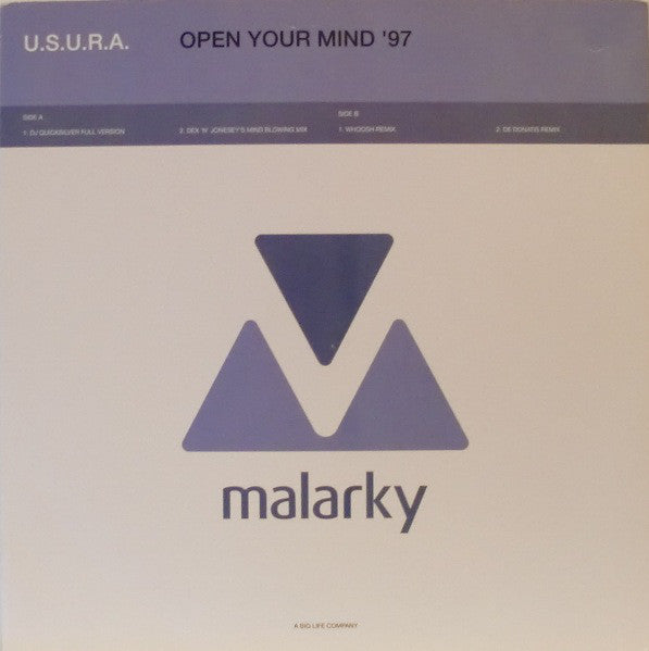 U.S.U.R.A. : Open Your Mind '97 (12")