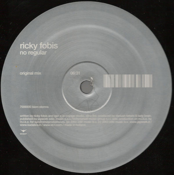 Ricky Fobis : No Regular (12")