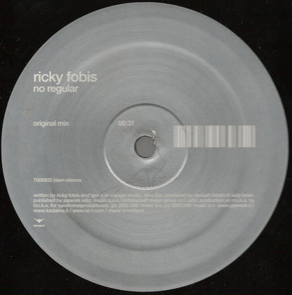 Ricky Fobis : No Regular (12")