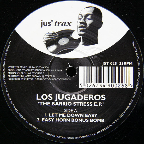 Los Jugaderos : The Barrio Stress E.P. (12", EP)