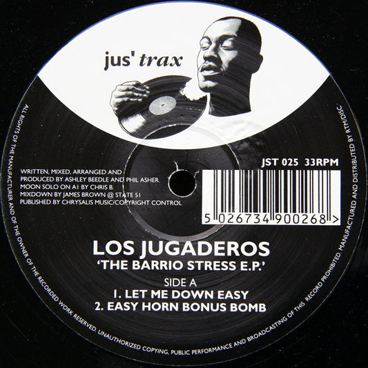 Los Jugaderos : The Barrio Stress E.P. (12", EP)