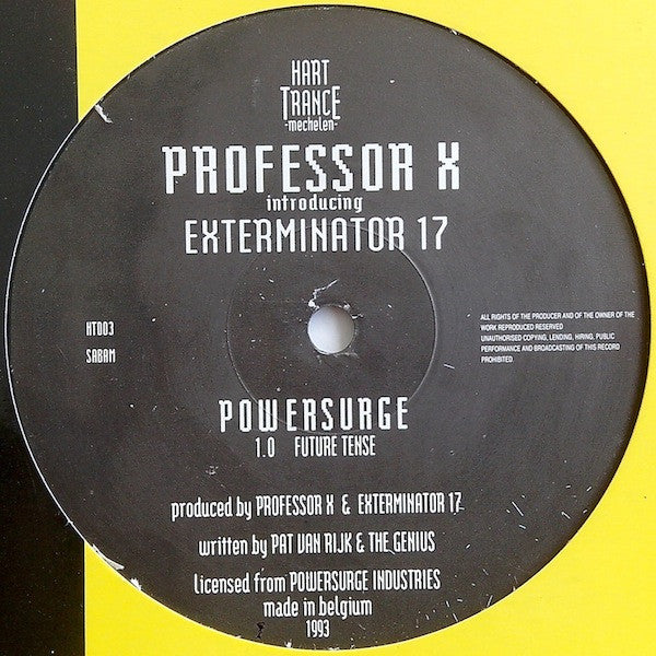 Professor X (3) Introducing Exterminator 17 : Powersurge (12")
