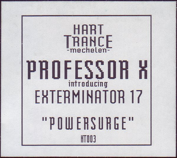 Professor X (3) Introducing Exterminator 17 : Powersurge (12")