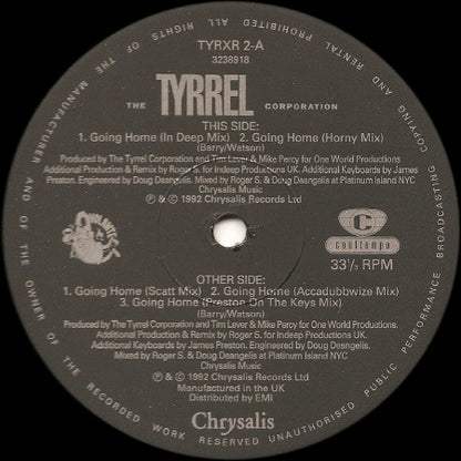 The Tyrrel Corporation : Going Home (12")