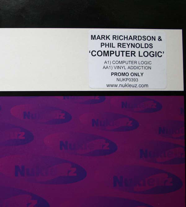 Mark Richardson & Phil Reynolds : Computer Logic (12", Promo)