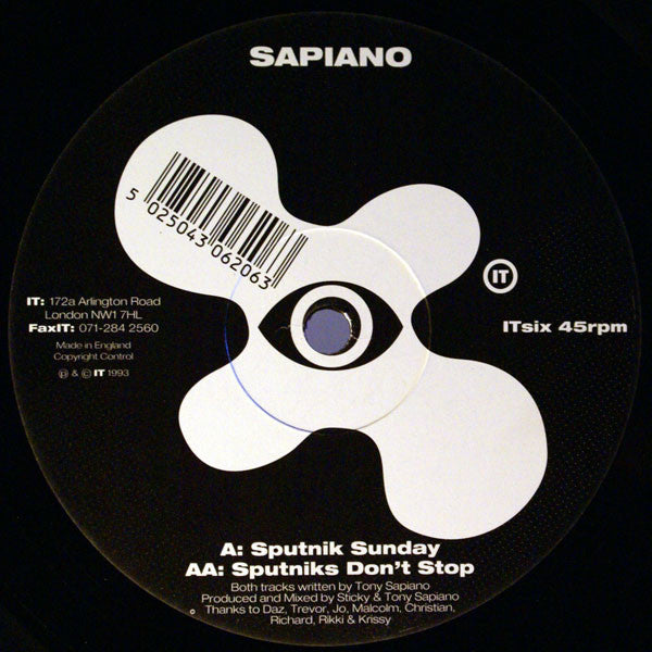 Sapiano : Sputnik Sunday (12")