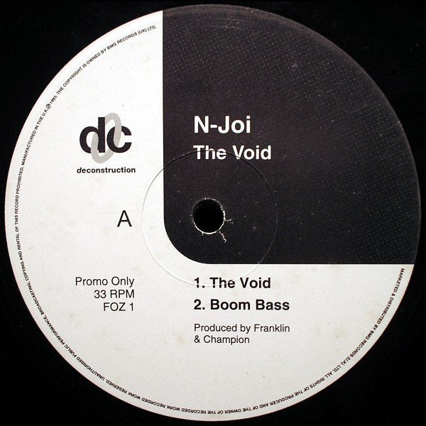 N-Joi : The Void (12", EP, Promo)