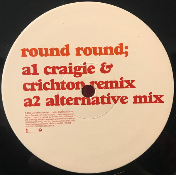 Sugababes : Round Round (Remixes) (12", Single)