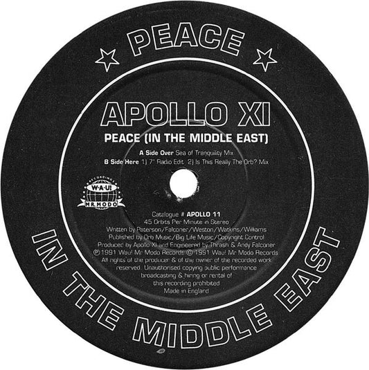 Apollo XI : Peace (In The Middle East) (12")
