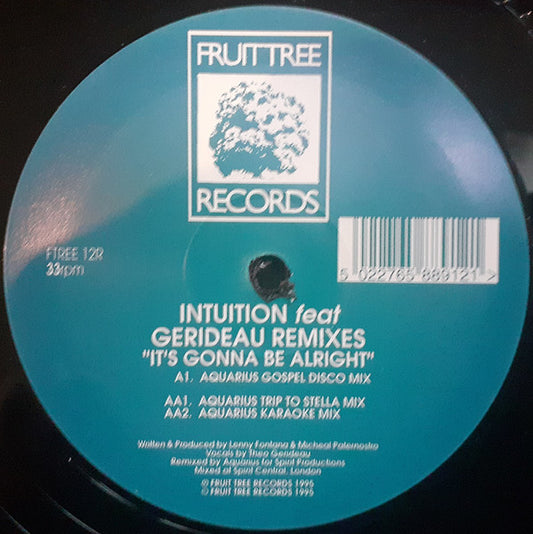 Intuition (3) : It's Gonna Be Alright (Aquarius Remixes) (12")