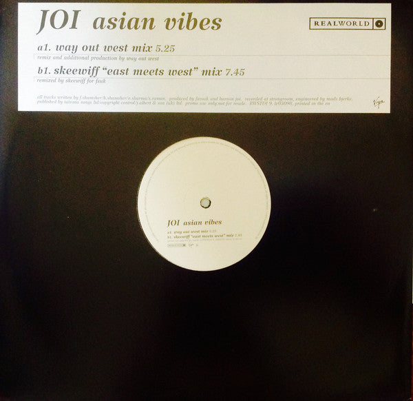 Joi : Asian Vibes (12", Promo)