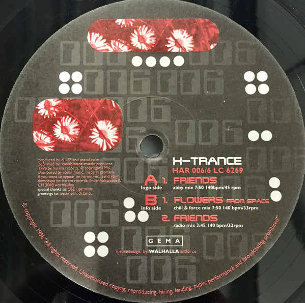 X-Trance : Friends (12")