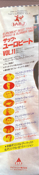 Various : That's Eurobeat Vol. 11 (LP, Comp)