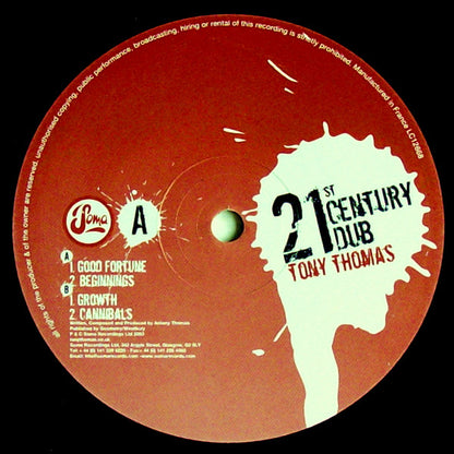 Tony Thomas : 21st Century Dub (2xLP, Album)