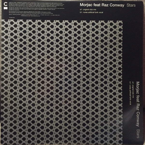 Morjac Feat Raz Conway : Stars (2x12", Promo)
