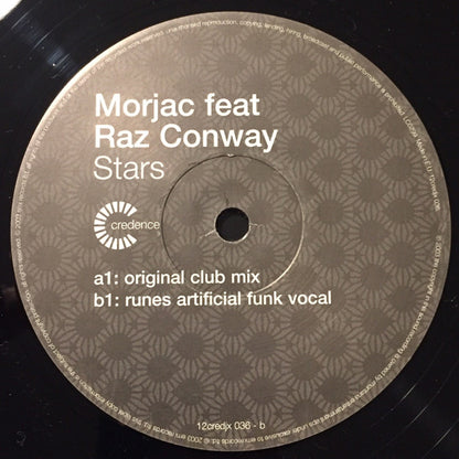 Morjac Feat Raz Conway : Stars (2x12", Promo)