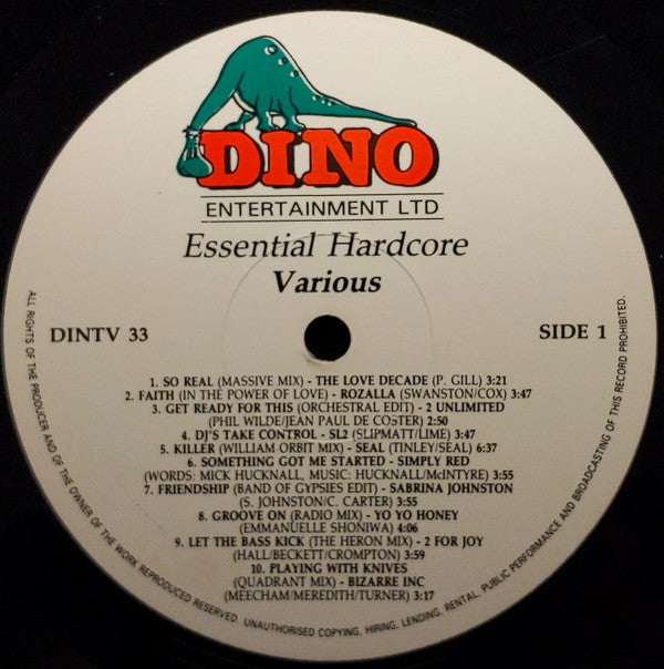Various : Essential Hardcore (LP, Comp)