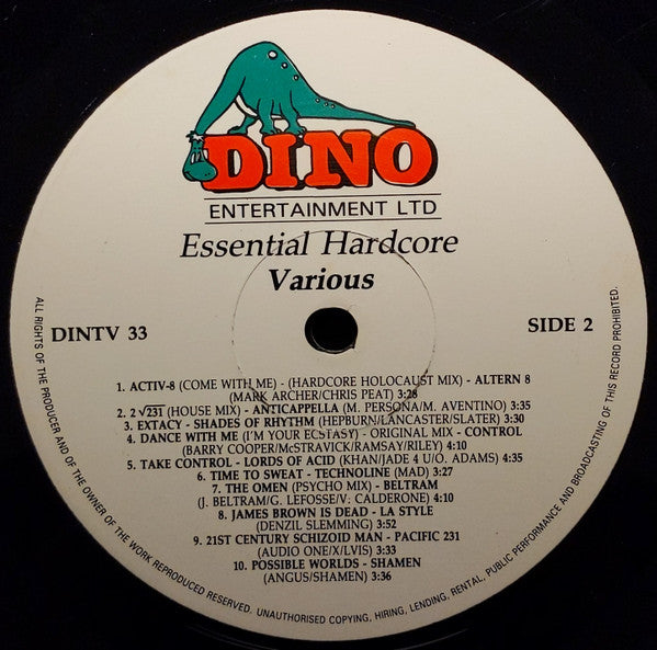 Various : Essential Hardcore (LP, Comp)