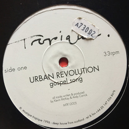 Urban Revolution : Gospel Song / Back 2 Black (12")