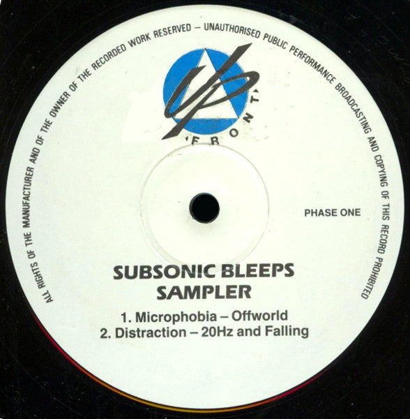 Various : Subsonic Bleeps Sampler (12", Promo, Smplr)