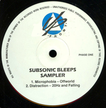 Various : Subsonic Bleeps Sampler (12", Promo, Smplr)