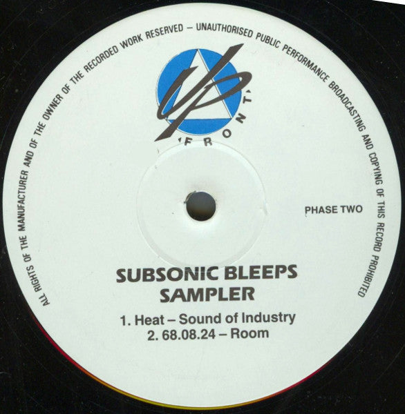 Various : Subsonic Bleeps Sampler (12", Promo, Smplr)