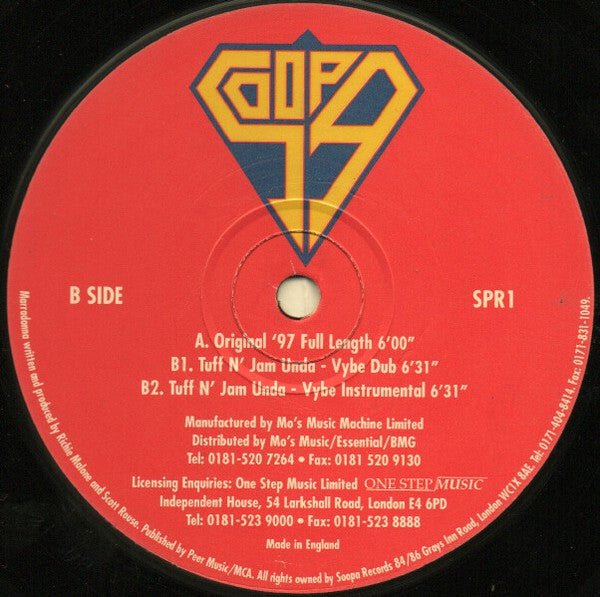 Marradonna : Out Of My Head 97 (12")
