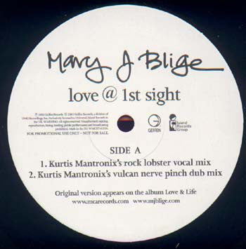 Mary J. Blige : Love @ 1st Sight (12", Promo)