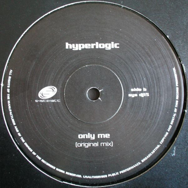 Hyperlogic : Only Me (2x12", Promo)
