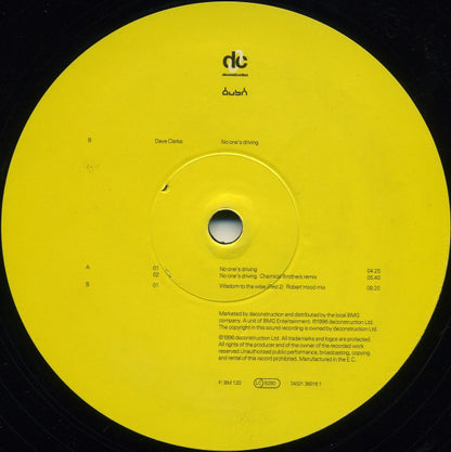 Dave Clarke : No One's Driving (12", Single)