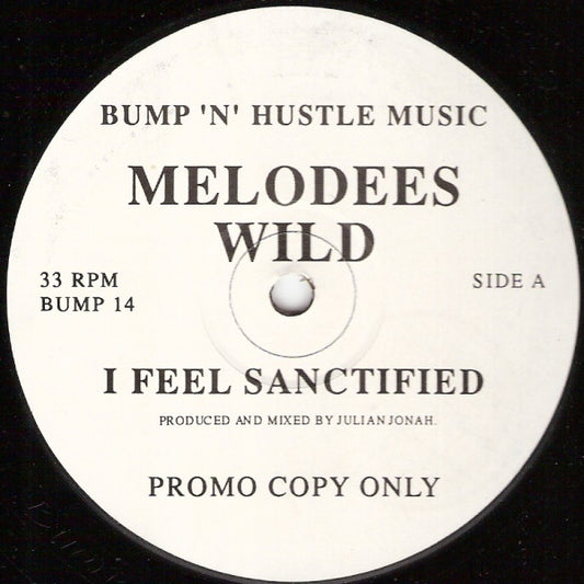 Melodees Wild : I Feel Sanctified (12", Promo)