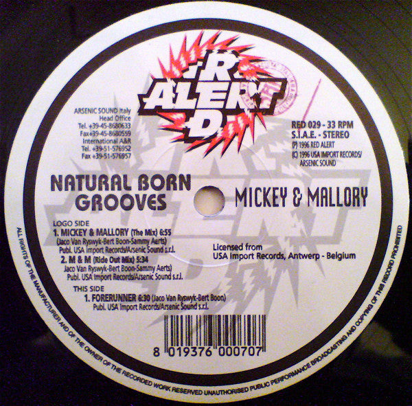 Natural Born Grooves : Mickey & Mallory (12")