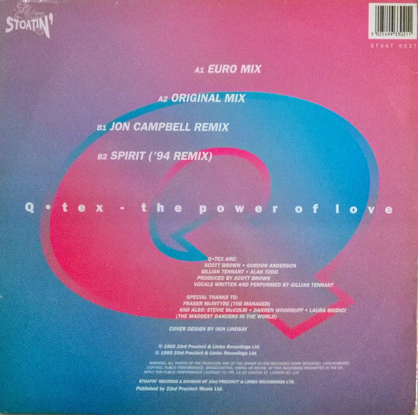 Q-Tex : The Power Of Love (12")