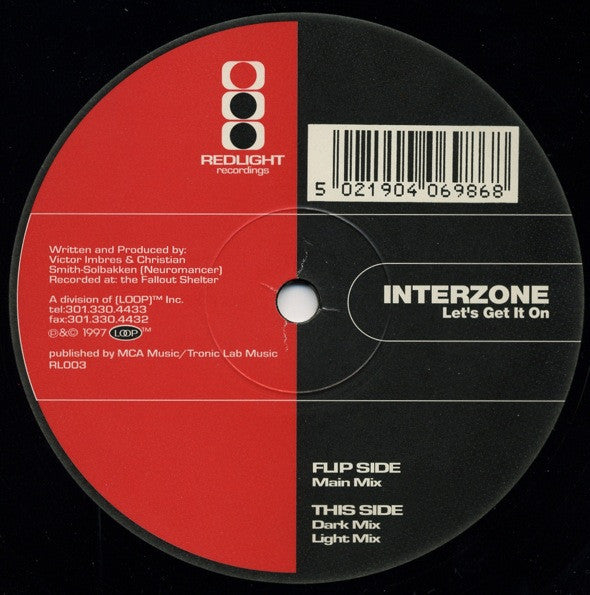 Interzone (7) : Let's Get It On (12")