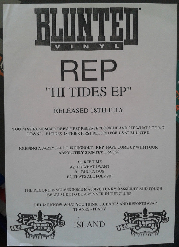 Rep : Presents The Hi Tides EP (12", EP, Promo)
