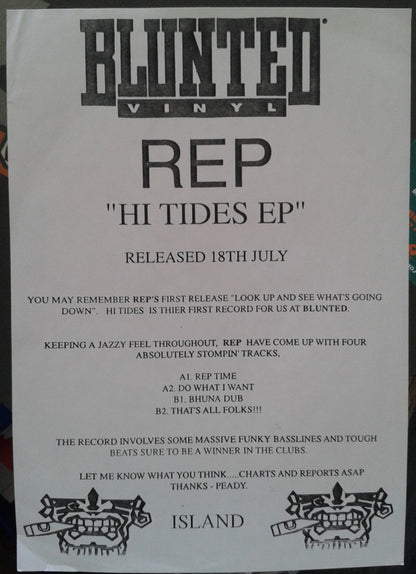 Rep : Presents The Hi Tides EP (12", EP, Promo)