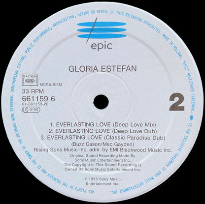 Gloria Estefan : Everlasting Love (12", Single)