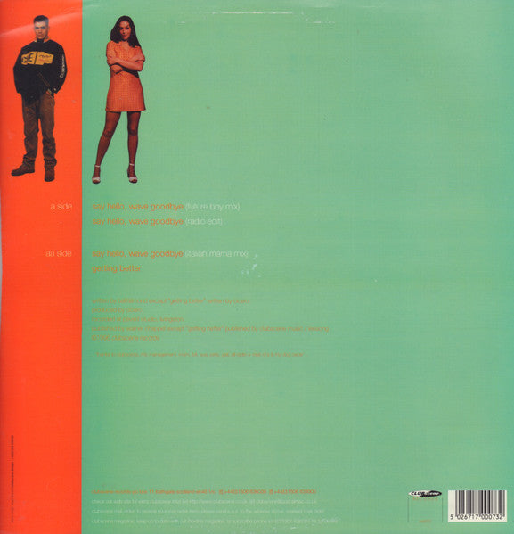 Cicero : Say Hello, Wave Goodbye (12", Single)