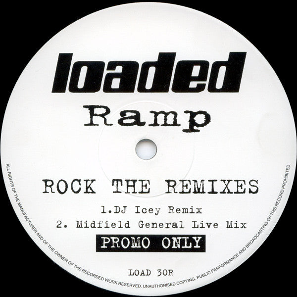 Ramp : Rock The Remixes (12", Promo)