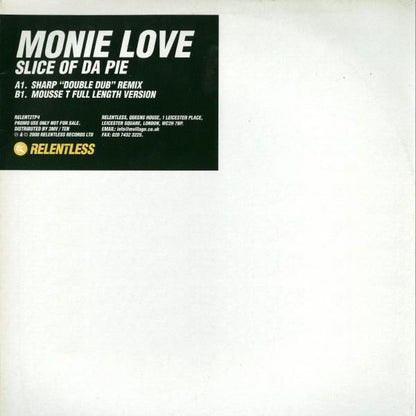 Monie Love : Slice Of Da Pie (12", Promo)