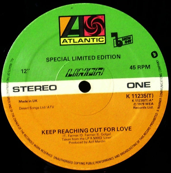 Liner : Keep Reaching Out For Love (12", Ltd)