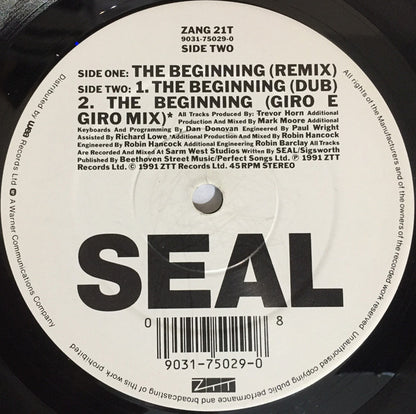 Seal : The Beginning (The Mark Moore Remix) (12", Single)