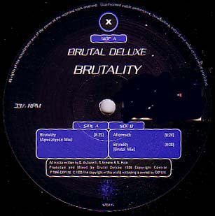 Brutal Deluxe (3) : Brutality (12")