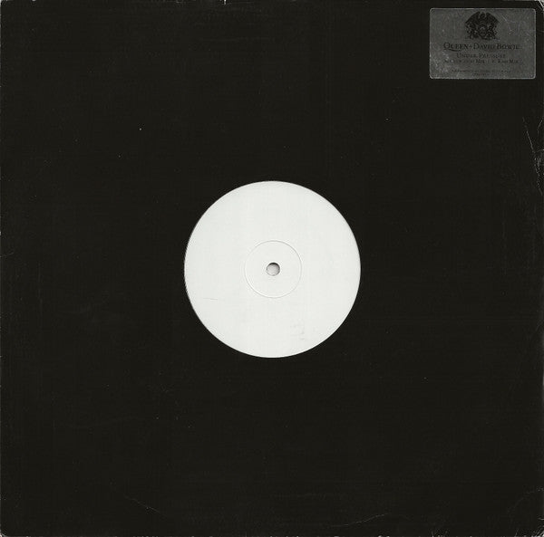 Queen + David Bowie : Under Pressure (12", Promo, W/Lbl)